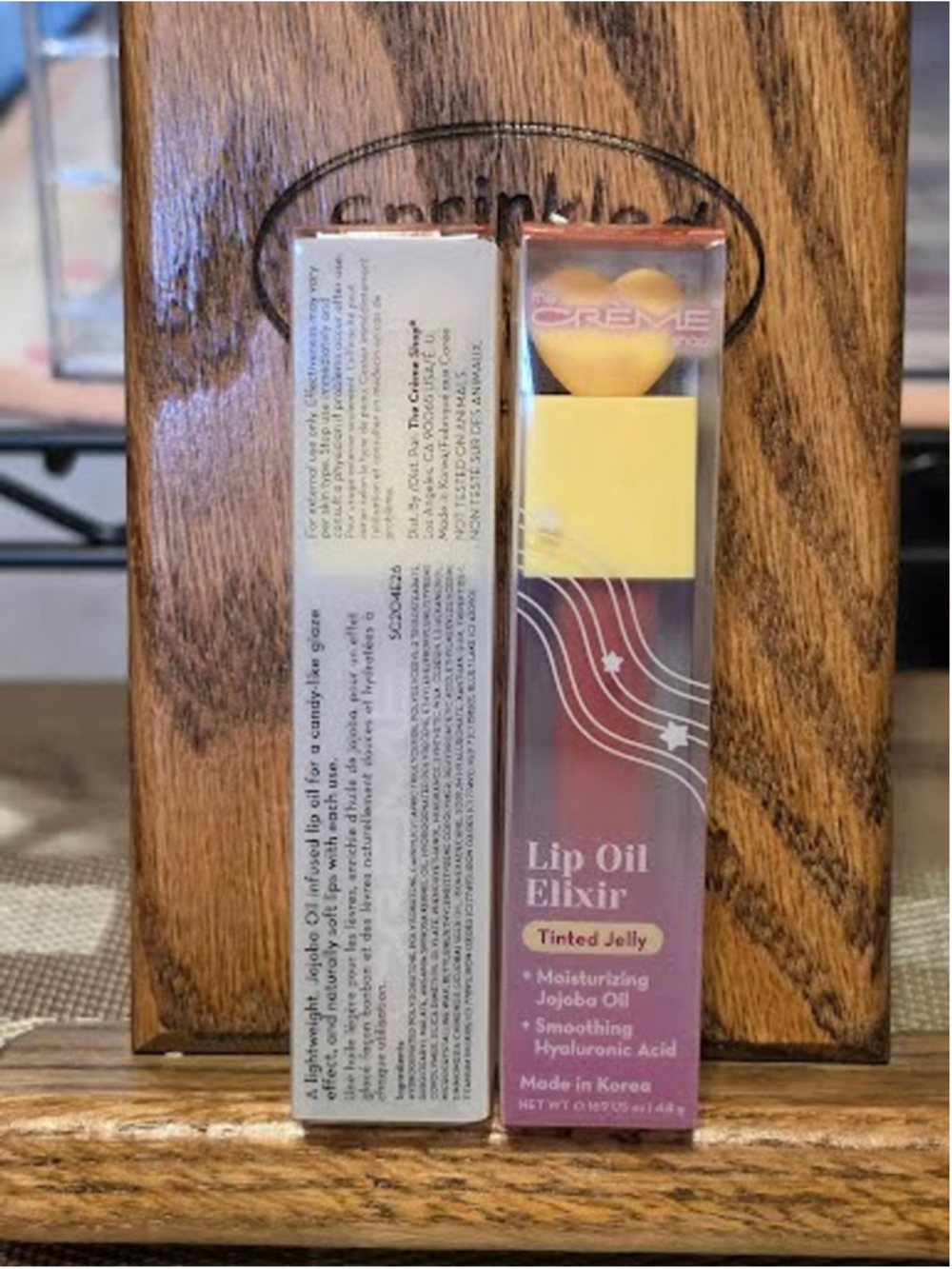 #TCS-2220 The Creme Shop Lip Oil Elixir Tented Jelly Lip Oil - Auburn Era